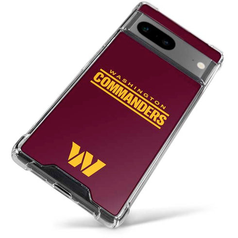 NFL Washington Commanders Performance Series Google Pixel 7a Clear Case